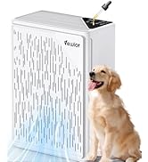 Air Purifiers for Home Large Room up to 2535ft², VEWIOR H13 True HEPA Air Cleaner for Bedroom wit...