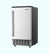 EUHOMY 15" W Commercial Under Counter Ice Maker Machine, 90 Lb/Day Auto-Cleaning &amp; 24H Timer, Gra...