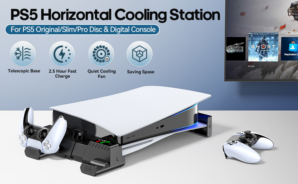 PS5 HORIZONTAL COOLING STATION