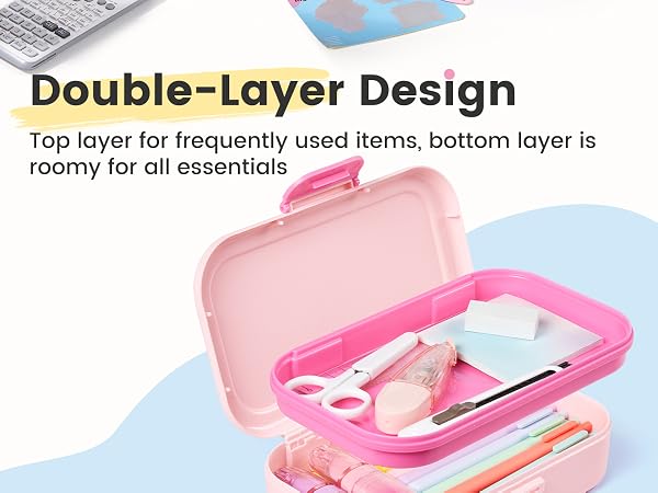 plastic pencil box
