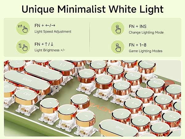 silent keyboard retro keyboard keyboard with touchpad keyboard with screen