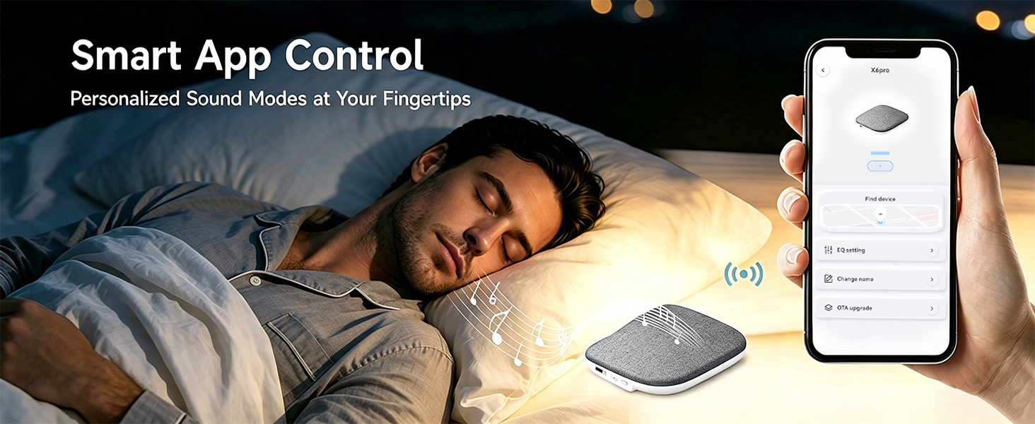 Pillow Speaker for Sleeping
