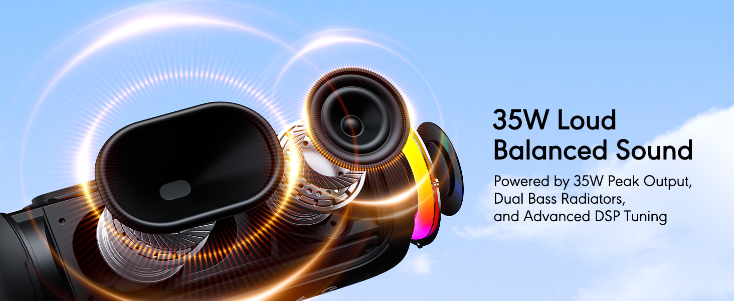 35W Loud Balanced Sound