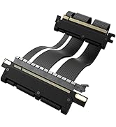 EZDIY-FAB PCIE 4.0 16x Extreme High Speed Flexible Riser Cable PCI Express Port GPU Extension Car...