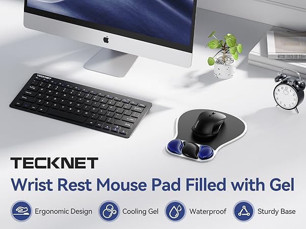 Gel Mouse Pad with Wrist Rest
