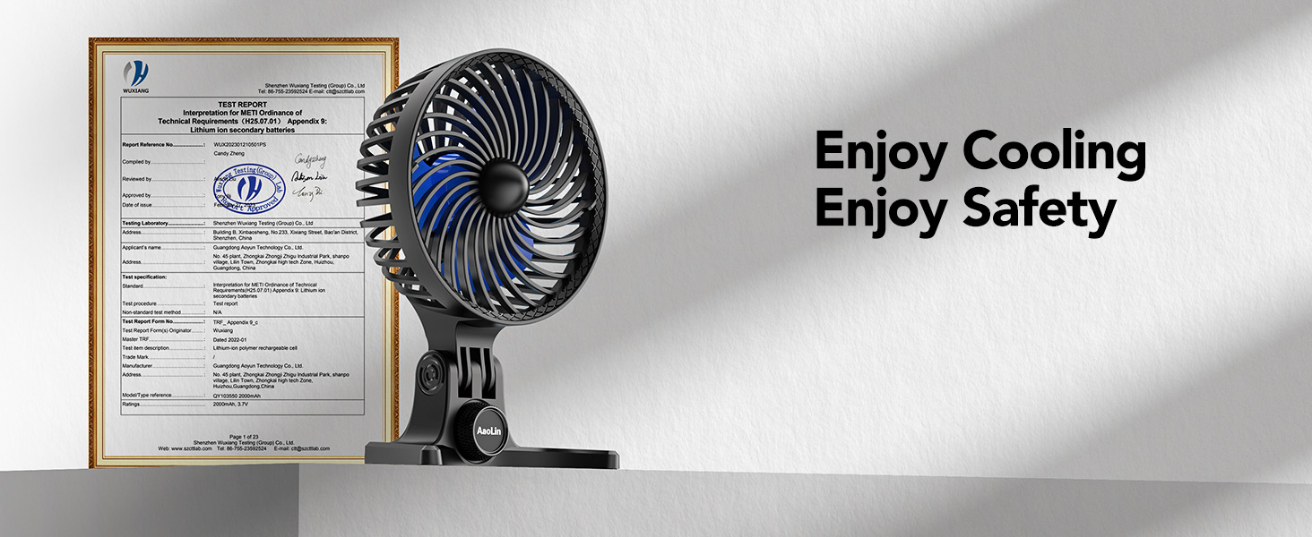 AaoLin USB Desk Fan