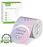 Thermal Labels for Nelko PM220 Label Maker, 2 inch (50mm) Round Thermal Label, Waterproof, Multi-...