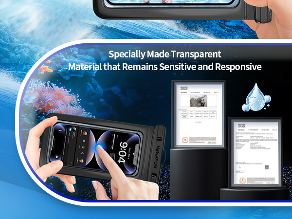 Newppon 6 Pack Waterproof Phone Pouch