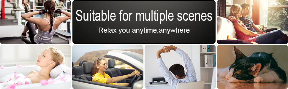 Handheld Massager Mini Portable Body Massager Pain Release Battery Operated Easy Hand Grip