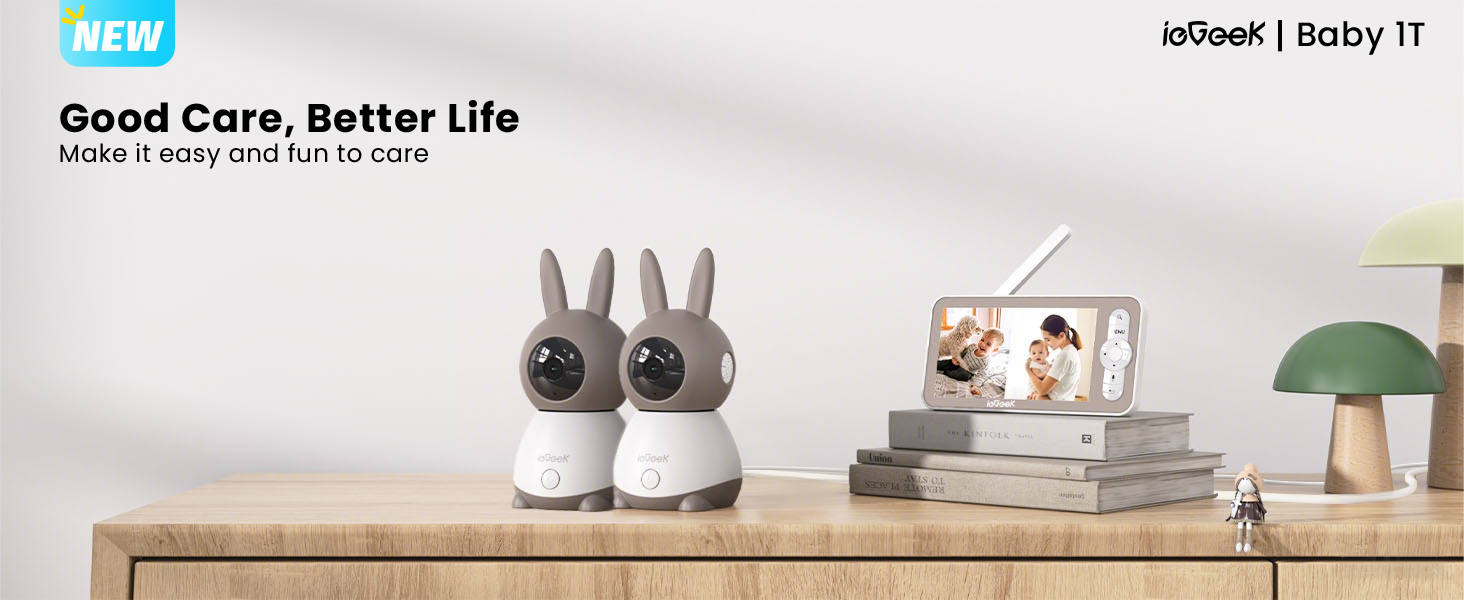 baby monitor with 2 cameras