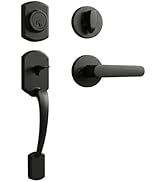 Foswdero Front Door Handle and Deadbolt Set, Front Door Lock Set, Exterior Door Lock Set with Sin...