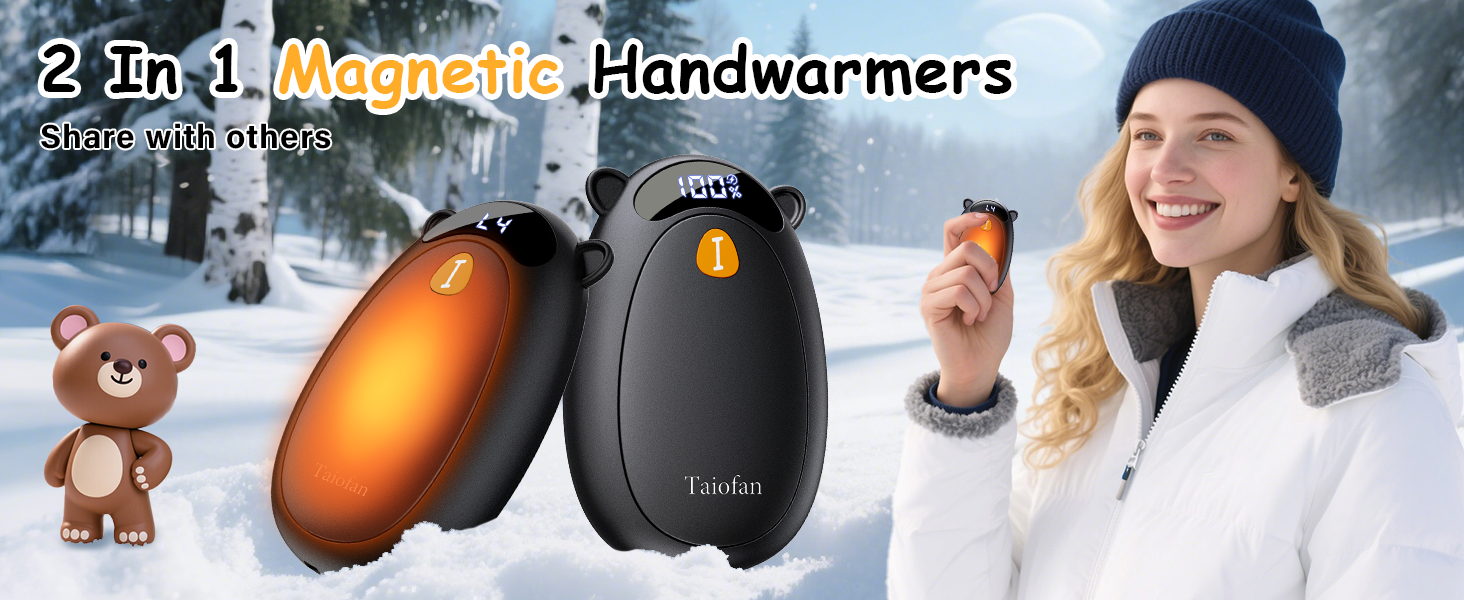 rechargeable hand warmers 2 pack