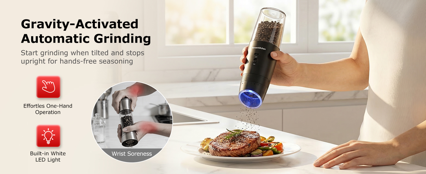 Electric Salt and Pepper Grinder