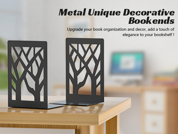 decorative book ends for shelves