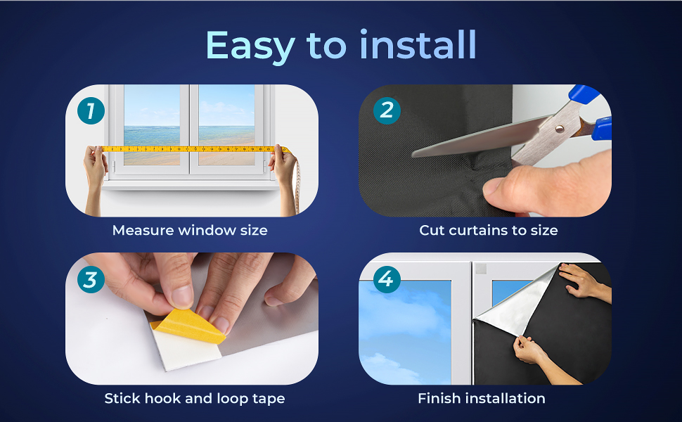 Sumobaby blinds for indoor windows- Easy to install