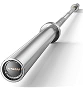 7FT Olympic Barbell 45 lb Barbell 2 INCH 1000lbs/1500lbs Capacity Olympic Bar with Moderate Knurl...