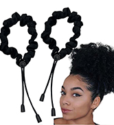2 Pcs Adjust Satin Hair Scrunchies for Women Girls