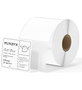 MUNBYN 2"x2" Square Thermal Labels, Compatible with Multiple Thermal Printers, Strong Adhesive, W...