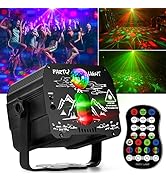 Disco Ball DJ Lights , Happy Birthday Gift Party Decorations Lights, RGB Stage Light with 7 Color...