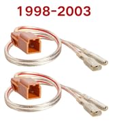 RED WOLF Car Door Speaker Wiring Harness Fit for Nissan 1999-2002 Frontier Altima Maxima, 2002-20...