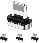 ZBF 10 Pins Magnetic Connector Tips Head for Lightning Devices (4 Pack), only 5A Magnetic Chargin...