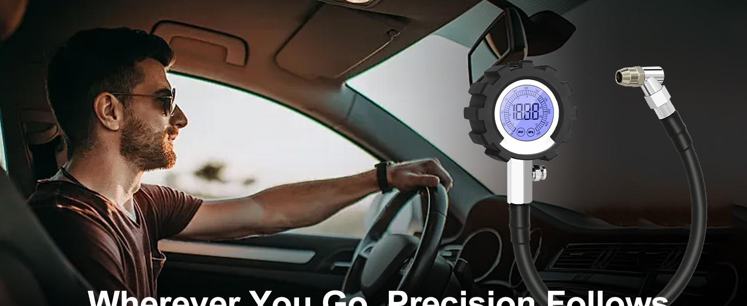 high digital tire pressure gauge 250psi