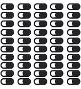 PRESSINART 50Pcs Black Laptop Camera Cover 0.04 Inch Ultra Thin Webcam Cover Slide for Mini PC Ph...