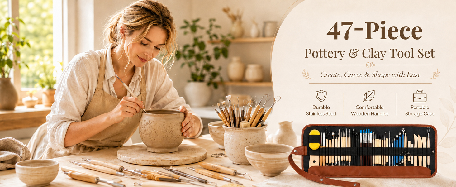 Pottery Tools Kit