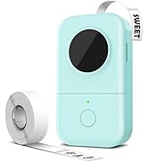 Phomemo D30 Label Maker Machine with Tape, Bluetooth Thermal Mini Label Printer for Storage, Barc...