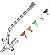 APOWER Foam Cannon Dual Connector Accessory for Pressure Washer, Double Tip Attachment for Soap C...