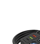 Multi-Function Cigarette Lighter Splitter, Cell Phone Charger, Car Charger, 4 Cigarette Lighter S...