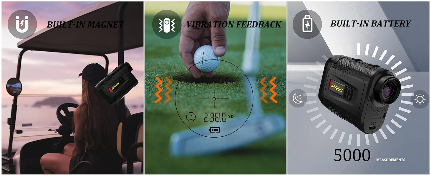 Slope switch, flag lock vibration, magnetic mount, and USB-C rechargeable