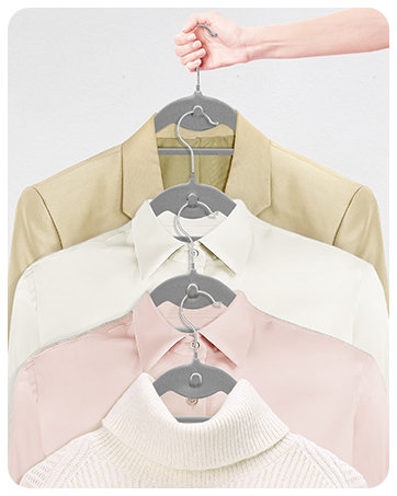 Gray Clothes Hangers