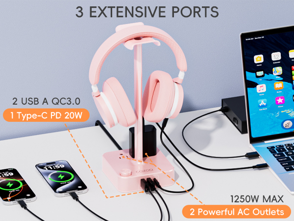 All-in-One Pink Desk Organizer