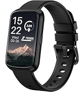 Fitness Tracker, Smart Watch for Women Men with 24/7 Heart Rate/Blood Pressure/Blood Oxygen Monit...