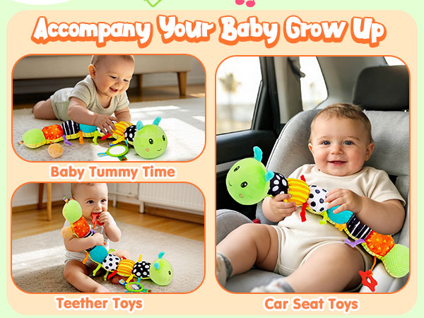 baby musical sensory caterpillar toys