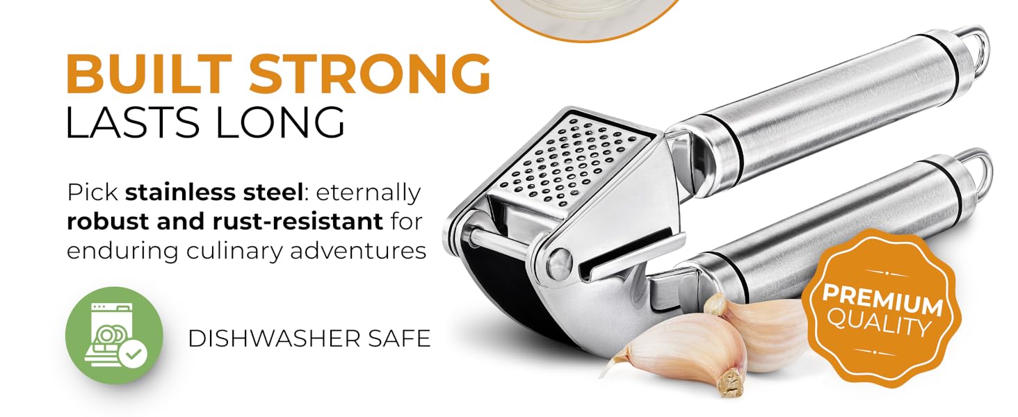 garlic press garlic press stainless steel garlic crusher