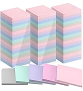 Fainne 120 Pack Sticky Notes 3x3 Bulk Back to School Supplies Self Stick Note Pads Cute Pink Colo...