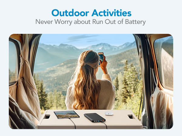 Never worry about run out of battery