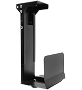 Heavy Duty Computer Wall Mount PC Case - Upgraded, Also Great for PC Mount Under Desk - Height Ad...
