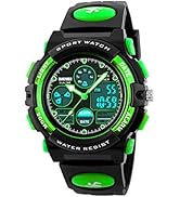 Dayllon Kids Digital Watch Outdoor Sports 50M Waterproof Electronic Watches Alarm Clock 12/24 H S...