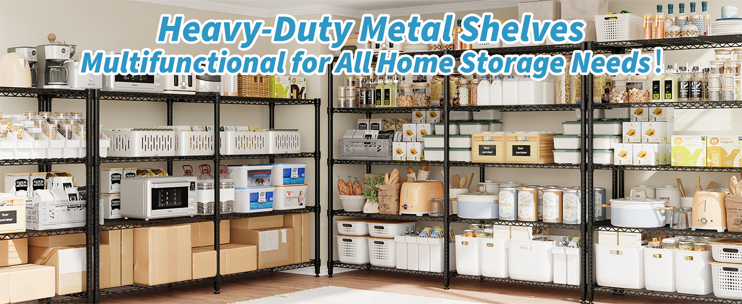Heavy Duty Metal Shelves