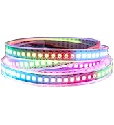 WS2815 Individually Addressable RGB LED Strip (Upgraded WS2812B) 3.2ft 144Pixels Smart Flexible D...