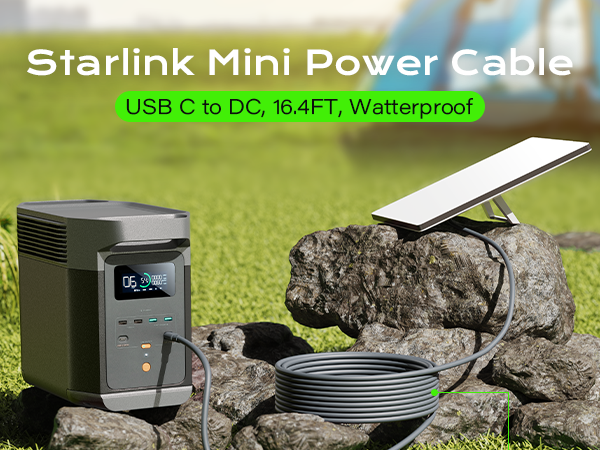 Starlink mini USB to DC Charging Cable