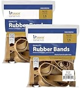 Upgrade Office Supply UPG234107PK2 Rubber Bands, Size 107 (7 x 5/8), 80 Bands, 1 lb 2-Pack, USA