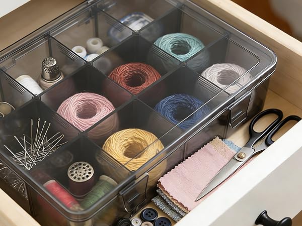 Plastic Compartment Container for Tool Tackle Box