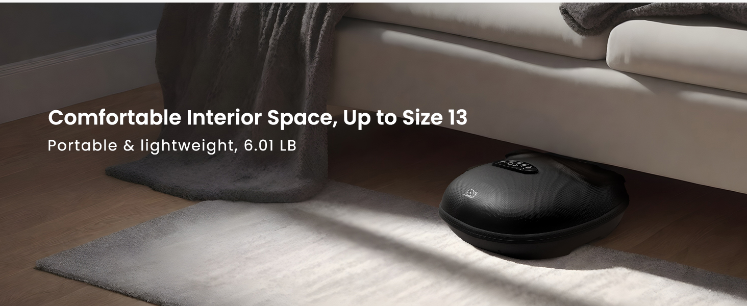 foot massager with heat and compression