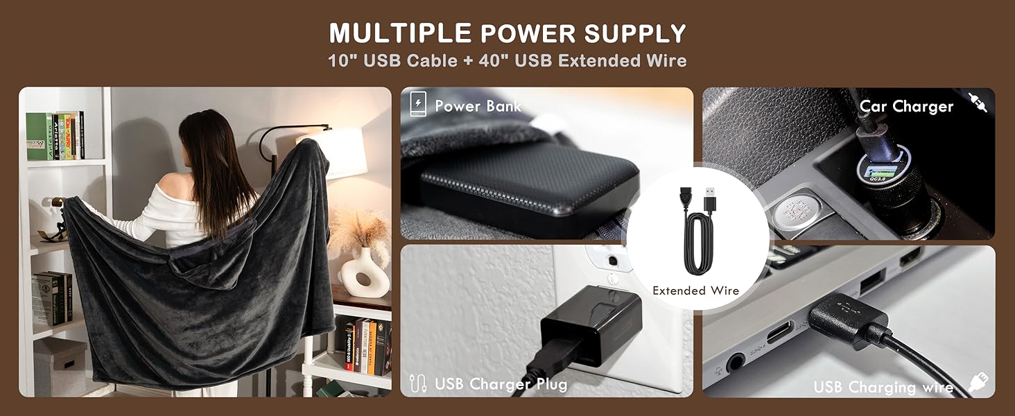 battery powered blanket