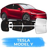 Fit for Tesla Model Y Juniper 2025 2026 Car Window Shades with Suction Cups (No Falling), 8pcs Pr...
