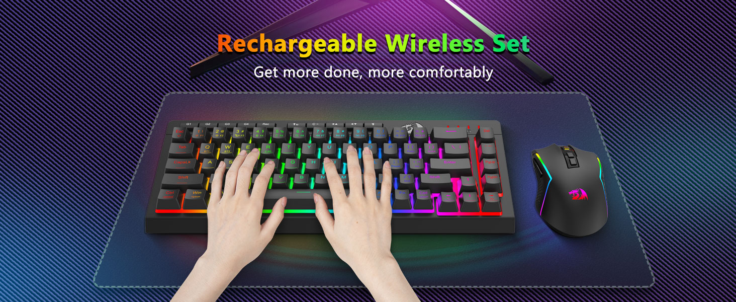 wireless keyboard and mouse set